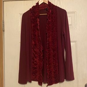 Velvet Front‎ Cardigan